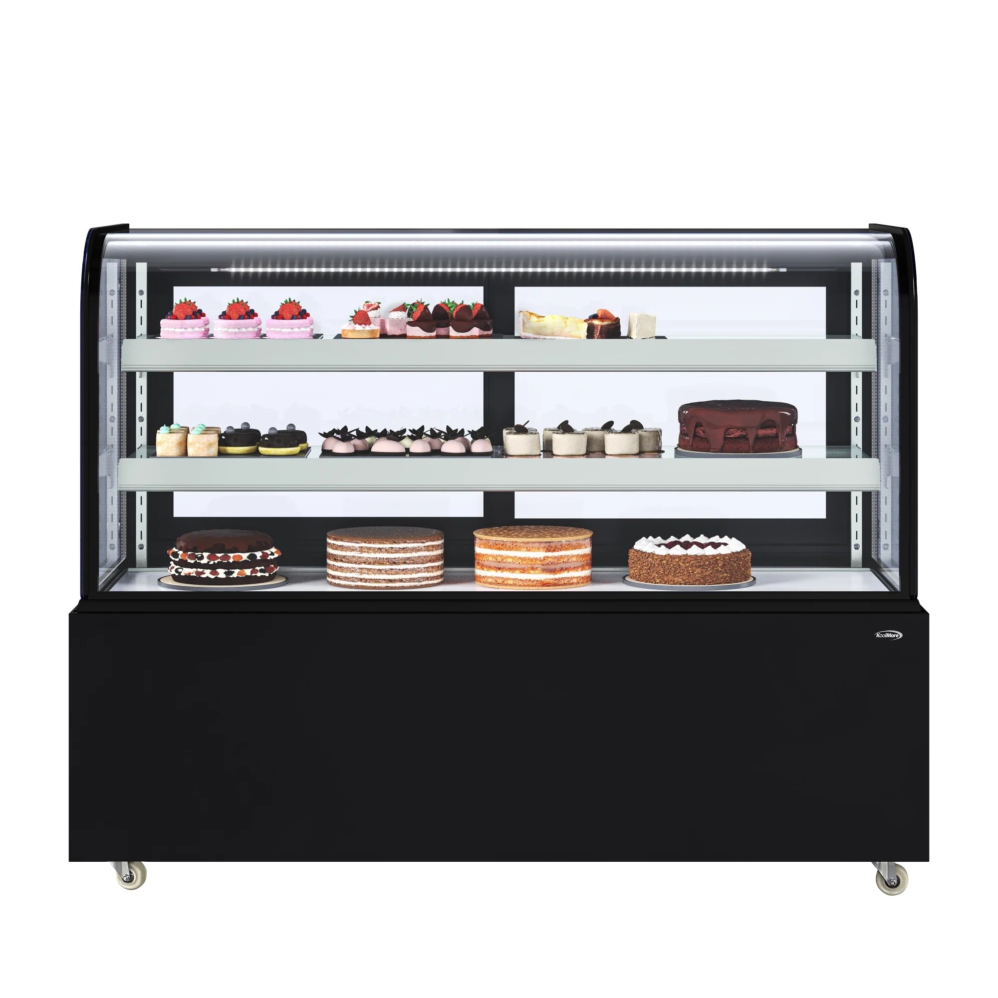 Koolmore KM-CDHF-17C | 60" Wide Refrigerated Bakery Display Case