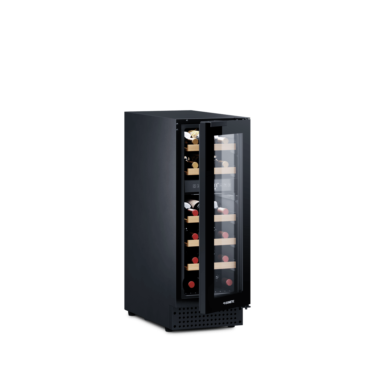 Dometic D18B | 12" Wide Dual Zone 18 Bottle Wine Fridge