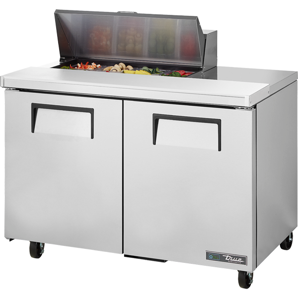 True | 48" Wide 2 Door Sandwich Prep Table