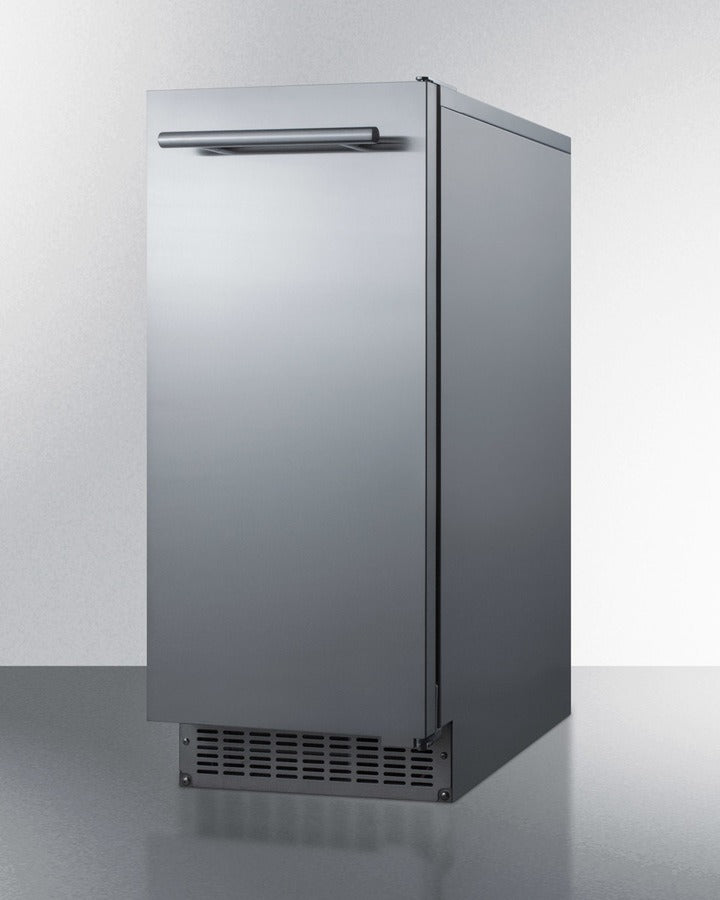 SUMMIT | 15" Wide Outdoor/Indoor Clear Icemaker