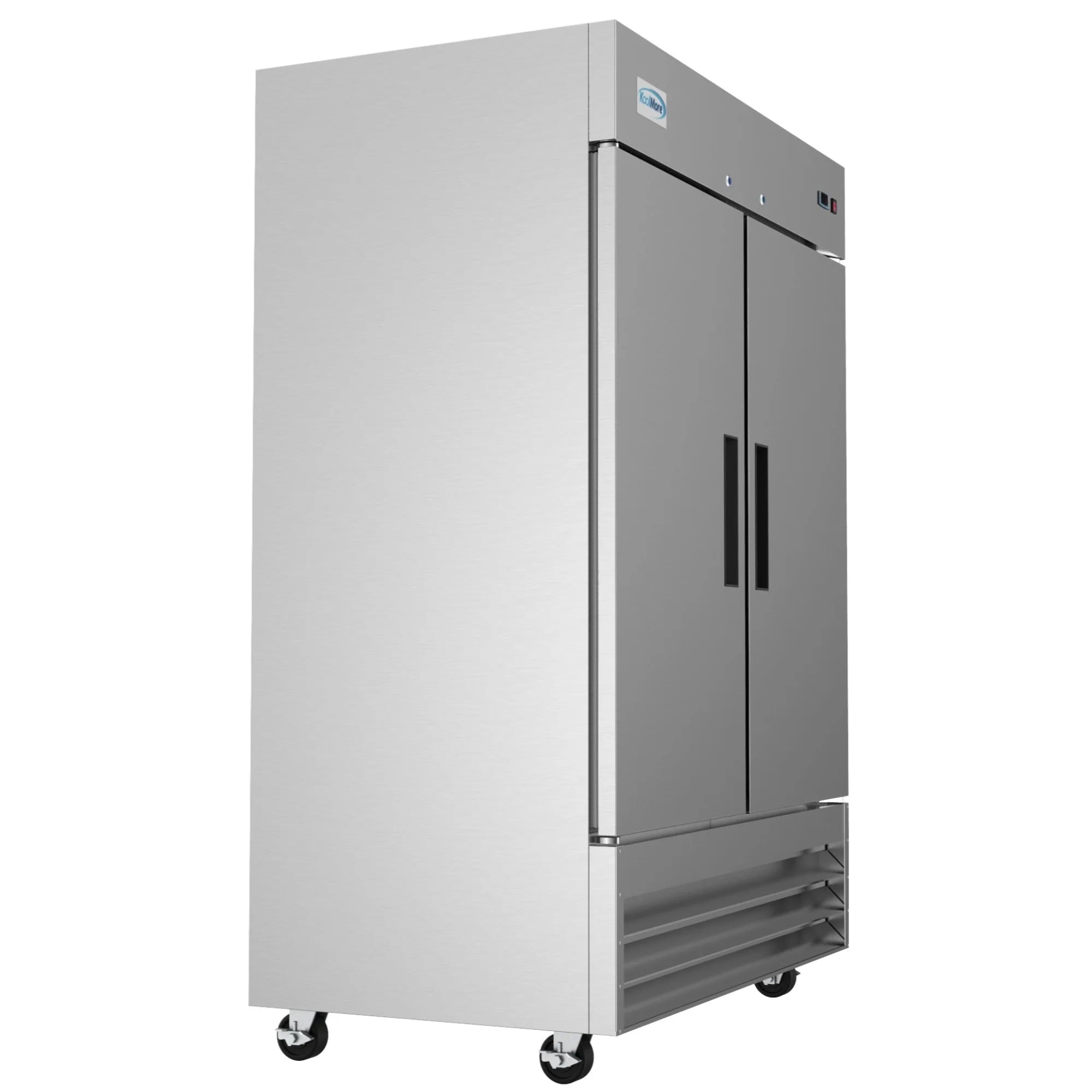 Koolmore RIF-2D-SS | 54" Wide 2 Door Reach-In Freezer