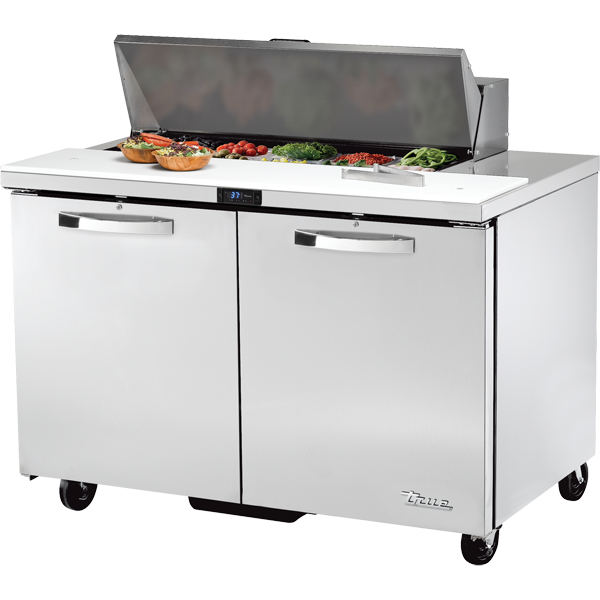 True | 48.4" Wide 2 Door Sandwich Prep Table