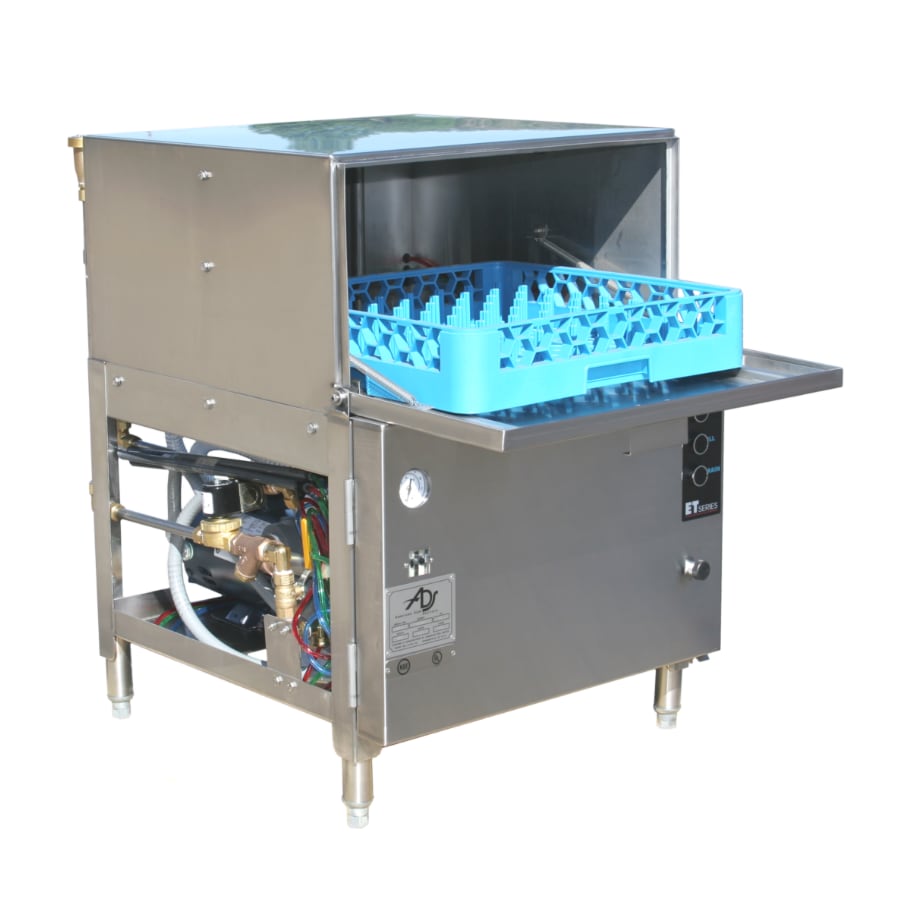 American Dish Service ET-AF-M-PH | 26" Wide Undercounter Low Temp Pumped Drain & Tank Heater Dishwasher