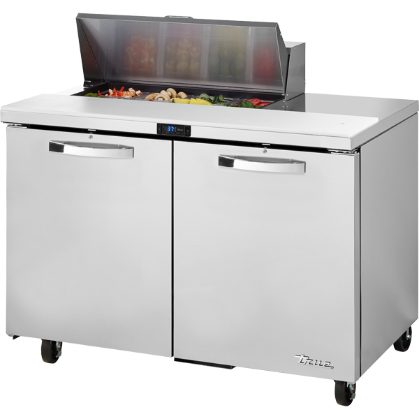 True | 48" Wide 2 Door Sandwich Prep Table