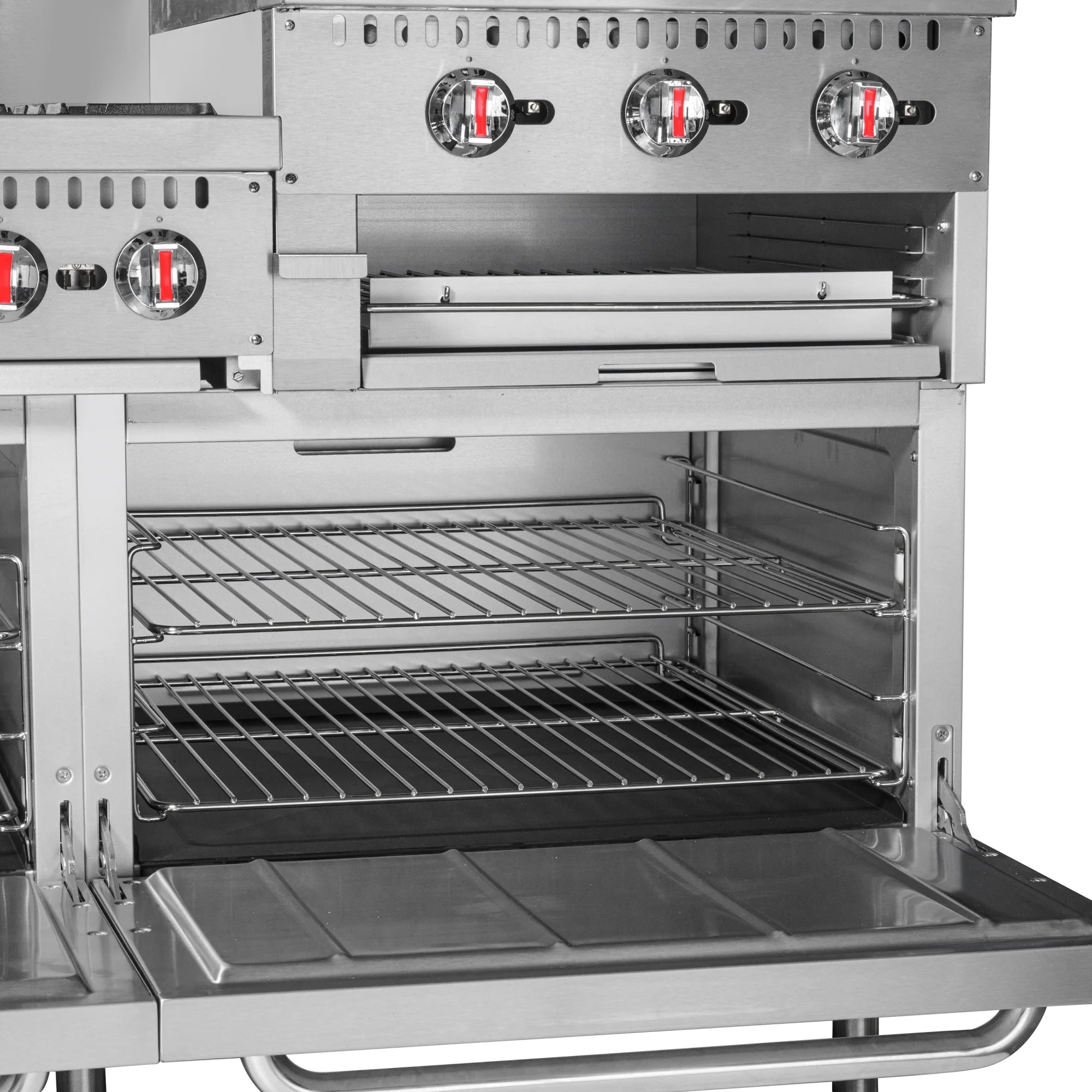 Koolmore KM-CRGB60-NG | 60" Wide Natural Gas Range w/ 24 in. Griddle & Broiler