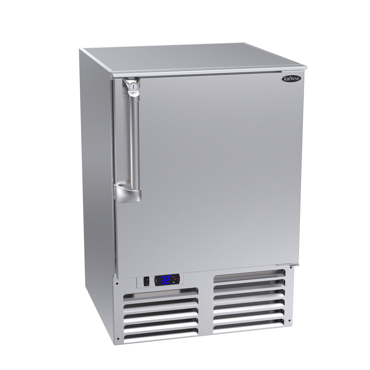 Krowne | 24" Wide Front Door Stainless Steel Glass Froster