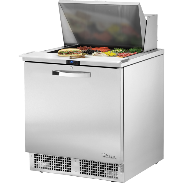 True TFP-32-12M~SPEC3 | 32.13" Wide 2 Drawer Sandwich/Pizza Prep Table