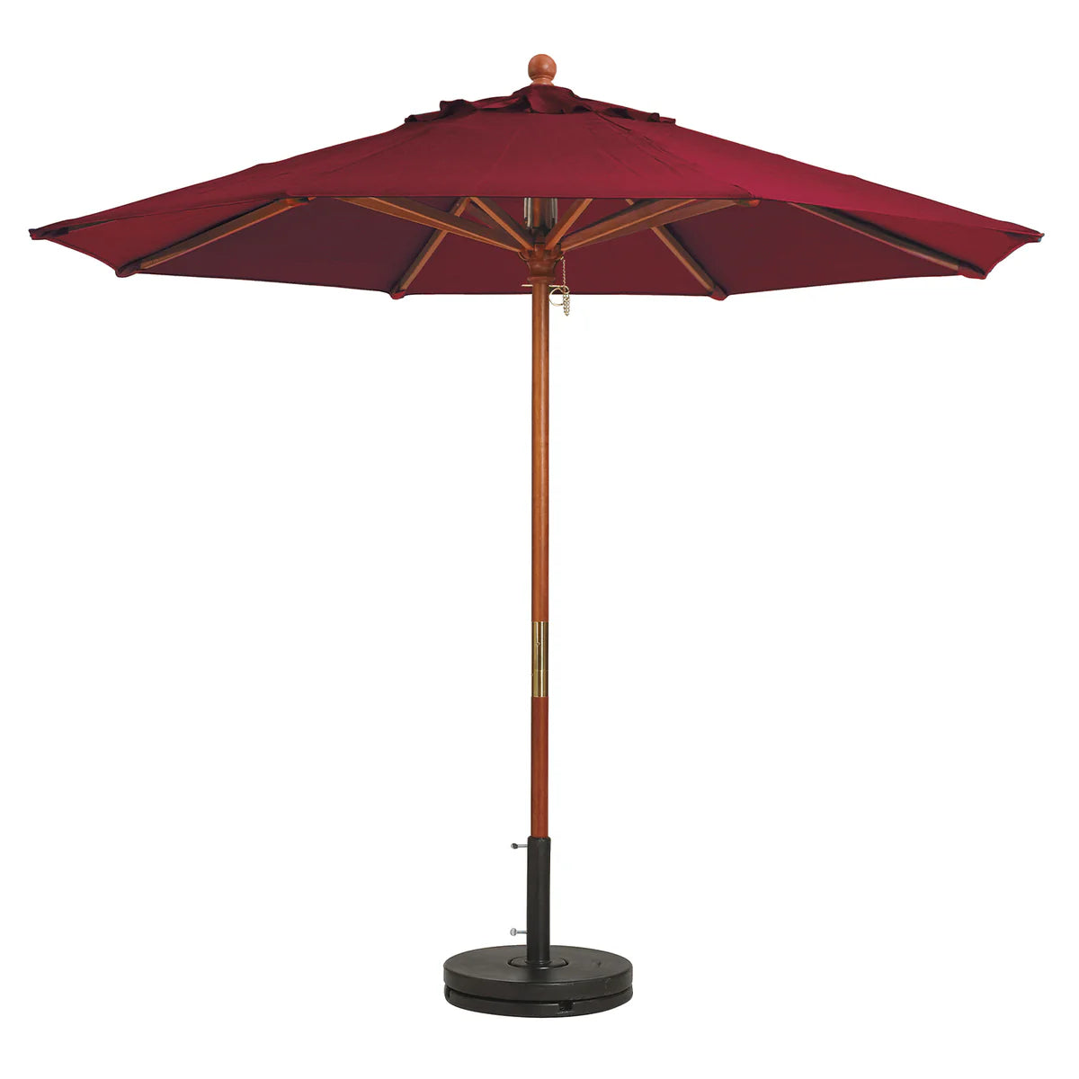 Grosfillex 7ft Wooden Market Umbrella