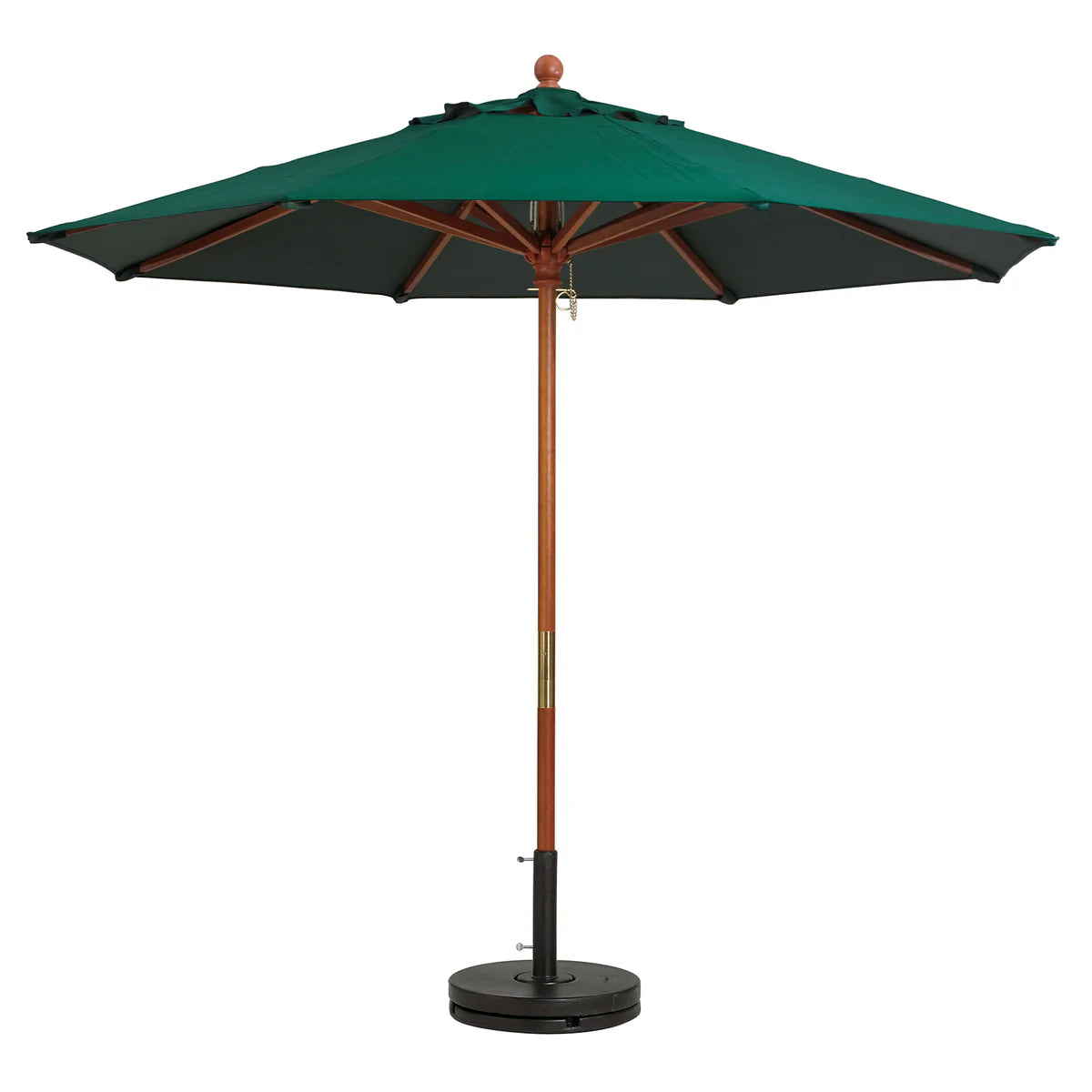 Grosfillex 9ft Wooden Market Umbrella