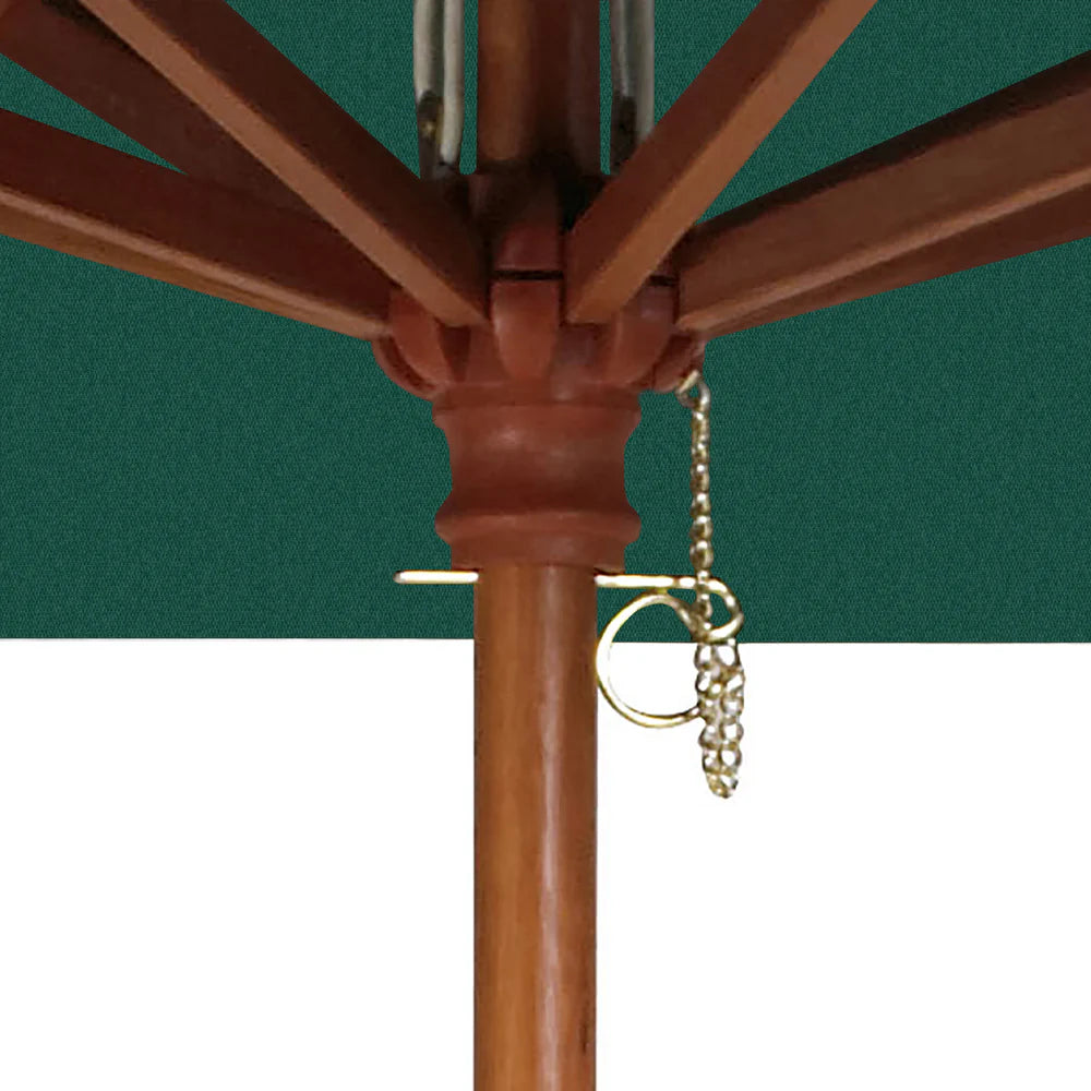 Grosfillex 9ft Wooden Market Umbrella