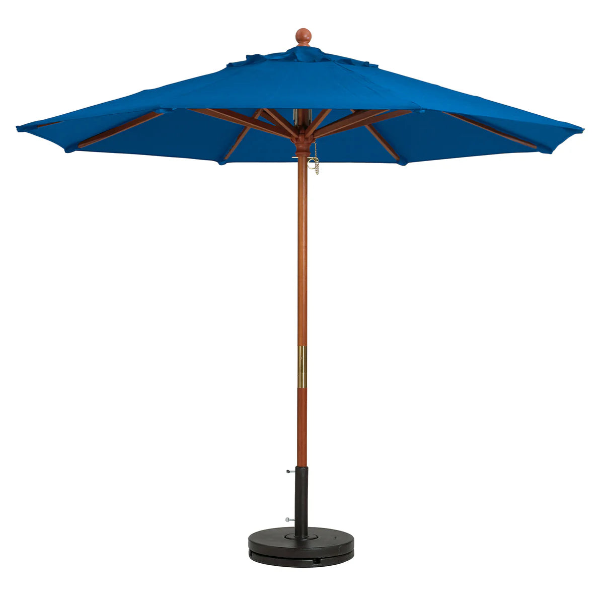 Grosfillex 9ft Wooden Market Umbrella