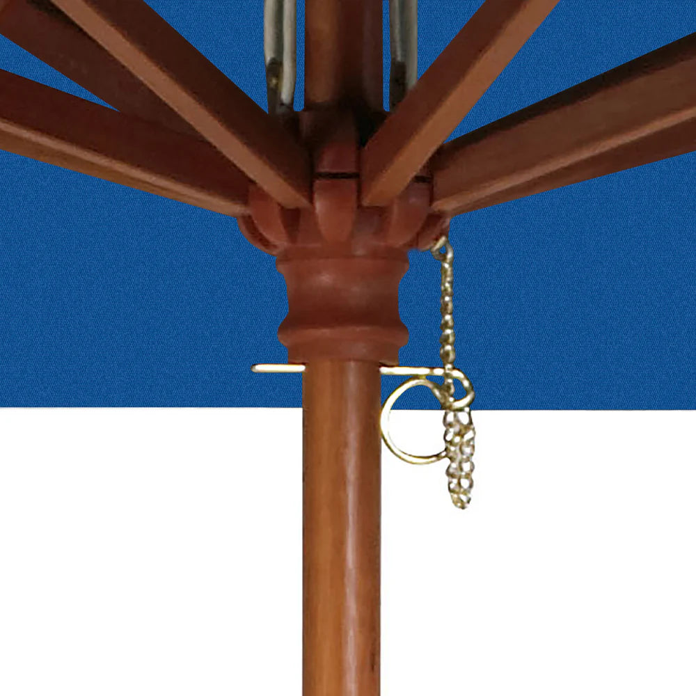 Grosfillex 9ft Wooden Market Umbrella