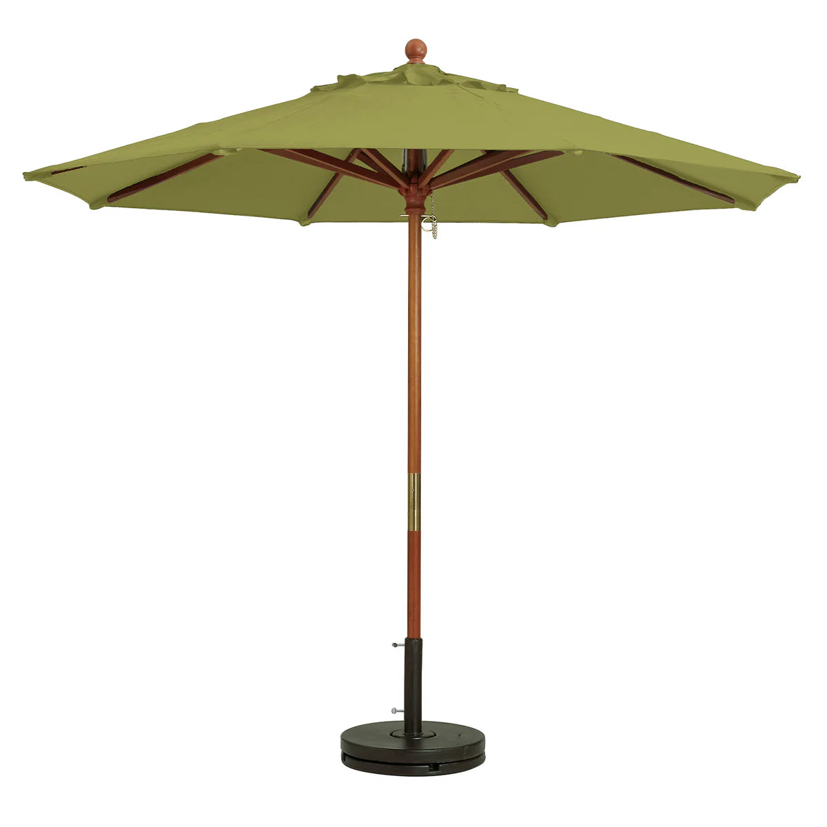 Grosfillex 7ft Wooden Market Umbrella