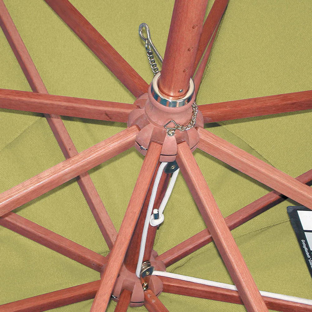 Grosfillex 9ft Wooden Market Umbrella
