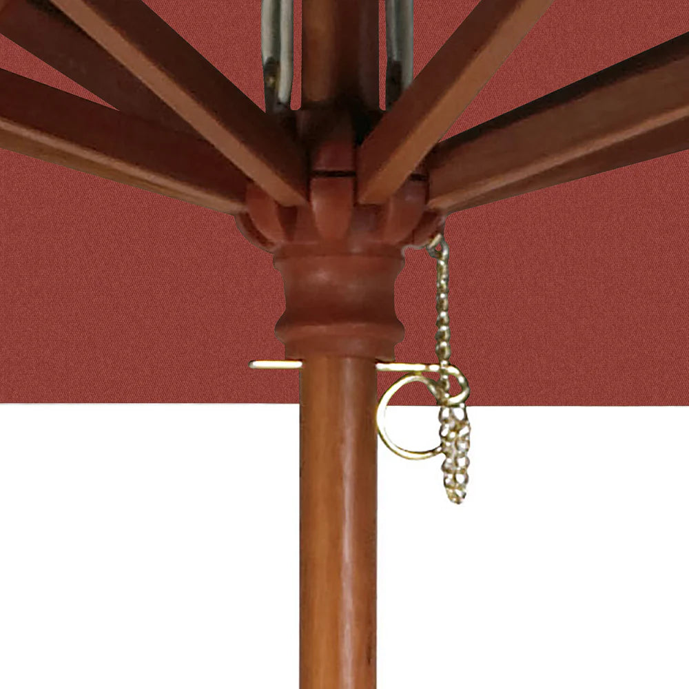 Grosfillex 7ft Wooden Market Umbrella