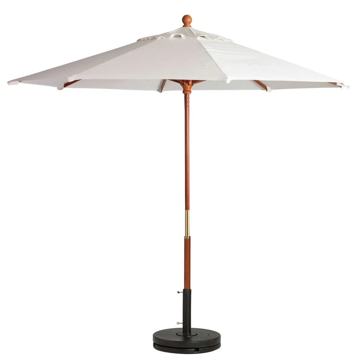 Grosfillex 9ft Wooden Market Umbrella
