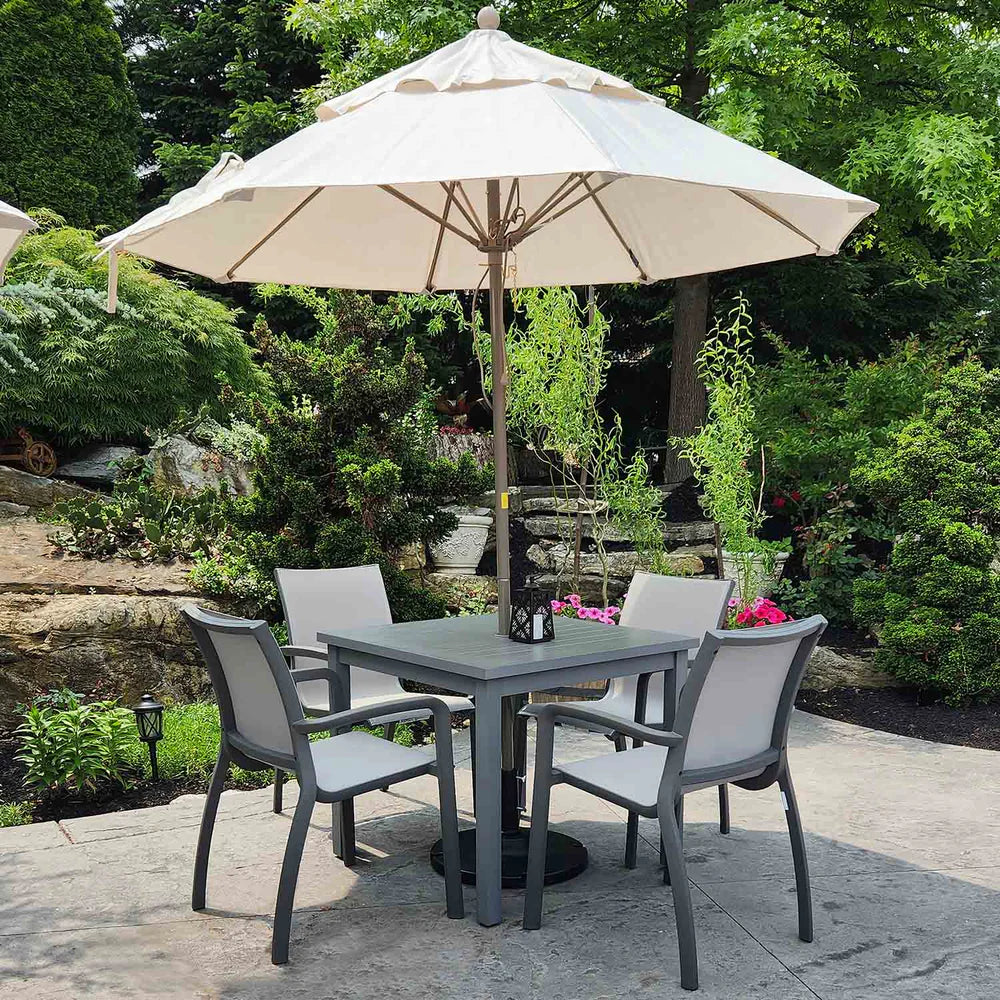Grosfillex 9ft Windmaster Fiberglass Round Umbrella