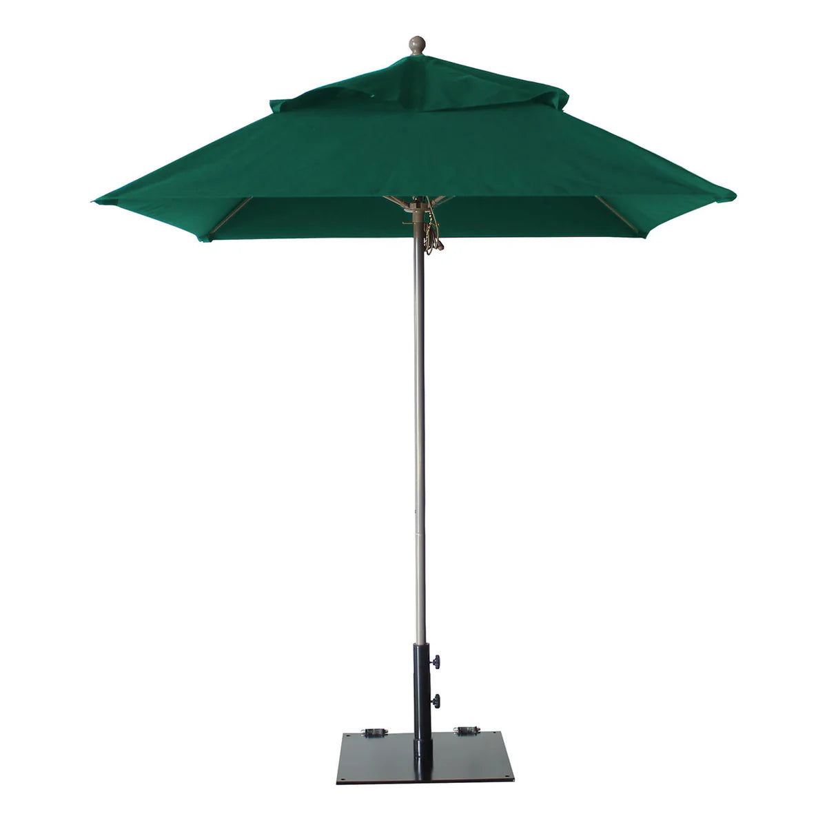 Grosfillex 6.5 ft Square Windmaster Fiberglass Umbrella
