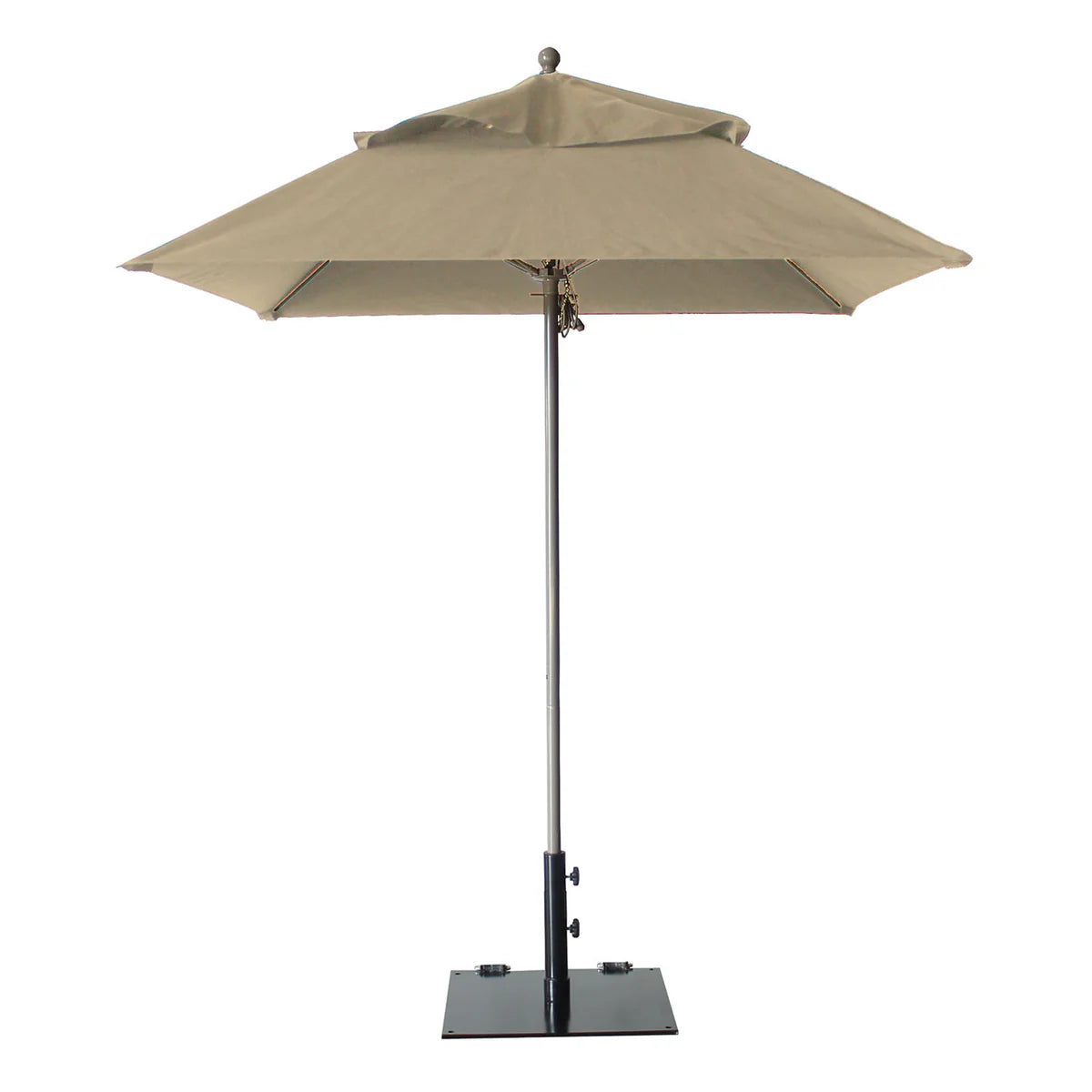 Grosfillex 6.5 ft Square Windmaster Fiberglass Umbrella