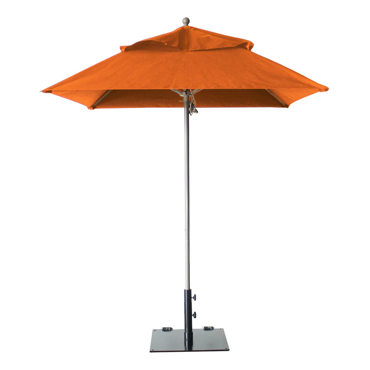 Grosfillex 6.5 ft Square Windmaster Fiberglass Umbrella