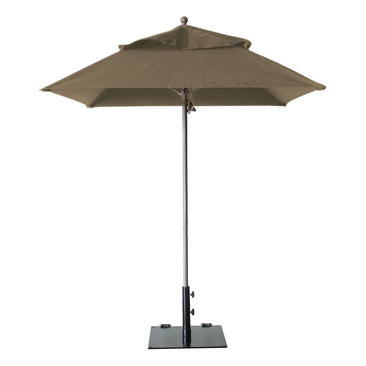Grosfillex 6.5 ft Square Windmaster Fiberglass Umbrella