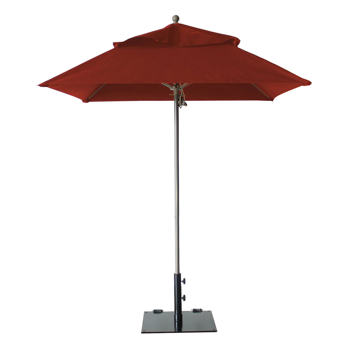 Grosfillex 6.5 ft Square Windmaster Fiberglass Umbrella