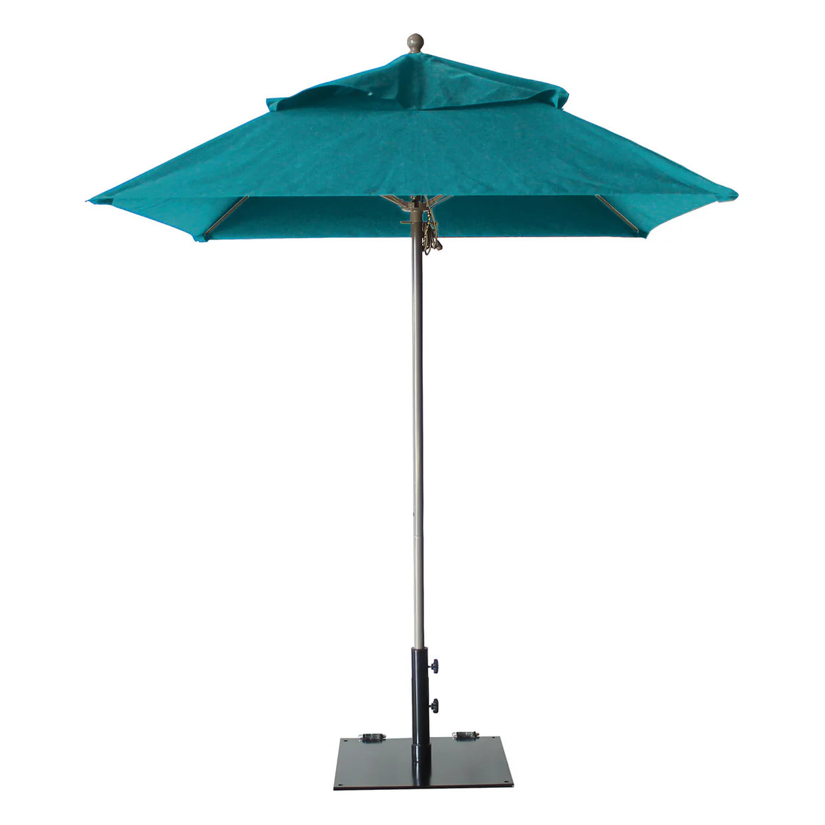 Grosfillex 6.5 ft Square Windmaster Fiberglass Umbrella