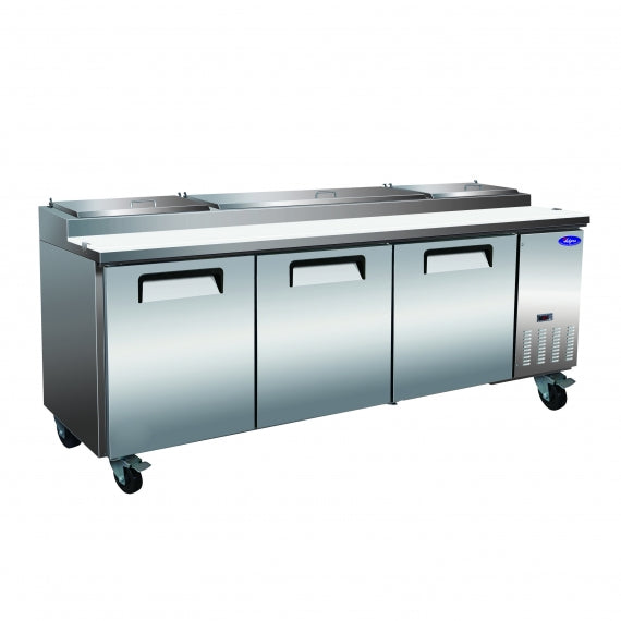 Valpro VPP94-HC | 94" Wide 3 Door Pizza Prep Table