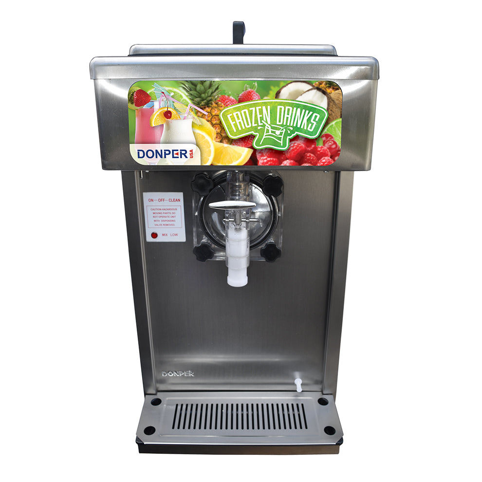 Donper XF124 | 15" Wide Single 1.5 Gal Freezing Cylinder Frozen Drink Dispenser
