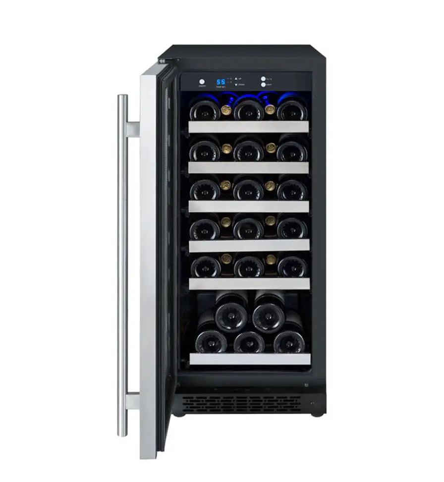 Allavino | 15" Wide Single Zone FlexCount II Tru-Vino 30 Bottle Wine Cooler
