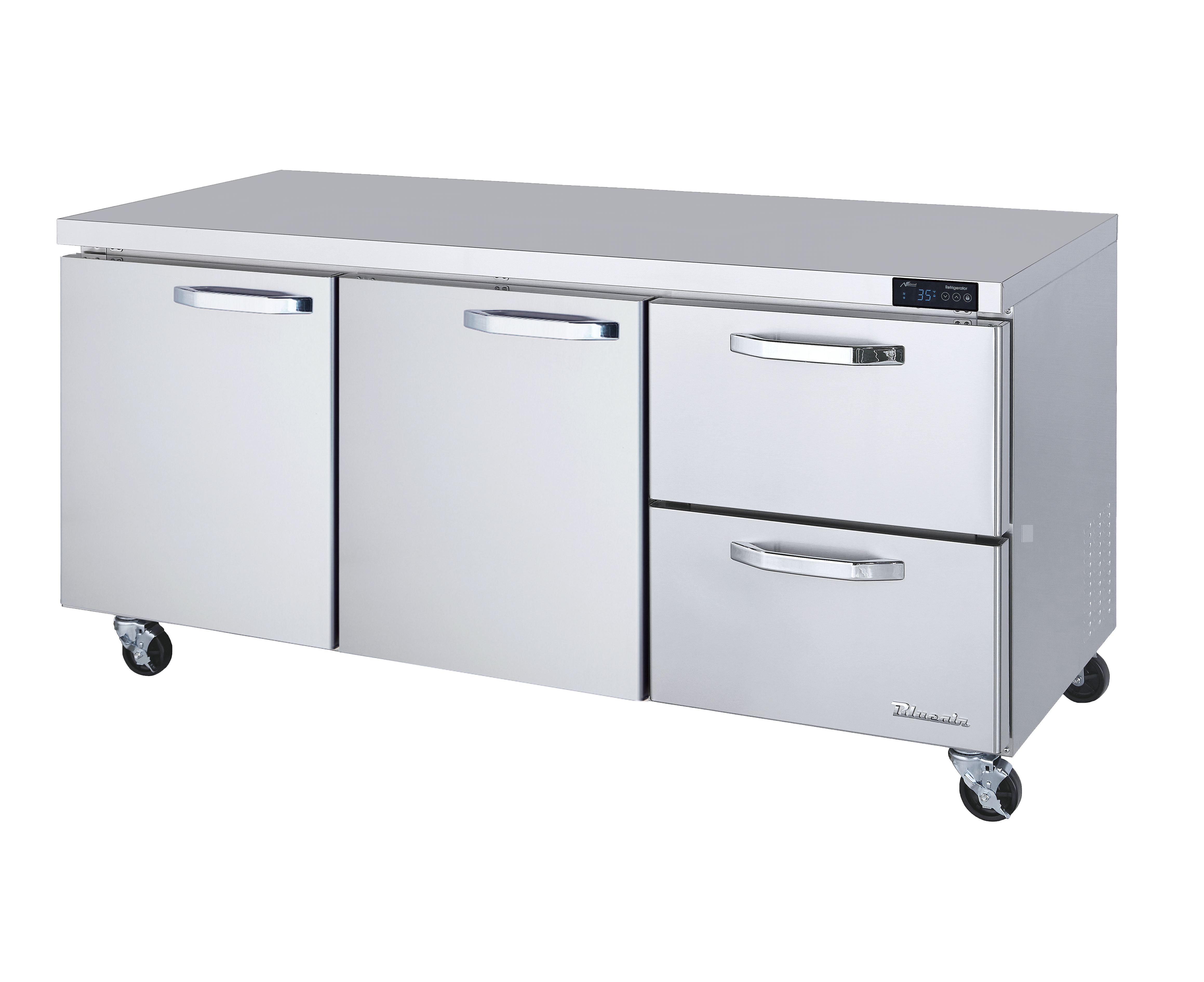 Blue Air | 72" Wide 2 Drawer Undercounter Refrigerator