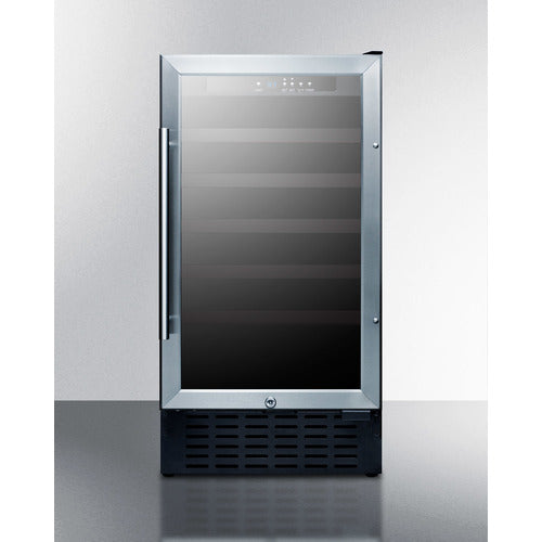 SUMMIT SWC1840BCSSADA | 18" Wide Single-Zone 34 Bottle  ADA Compliant Wine Cooler