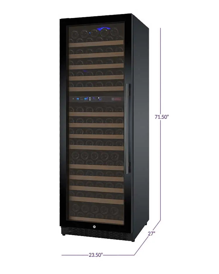 Allavino | 24" Wide Dual Zone Black FlexCount II Tru-Vino 172 Bottle Wine Fridge