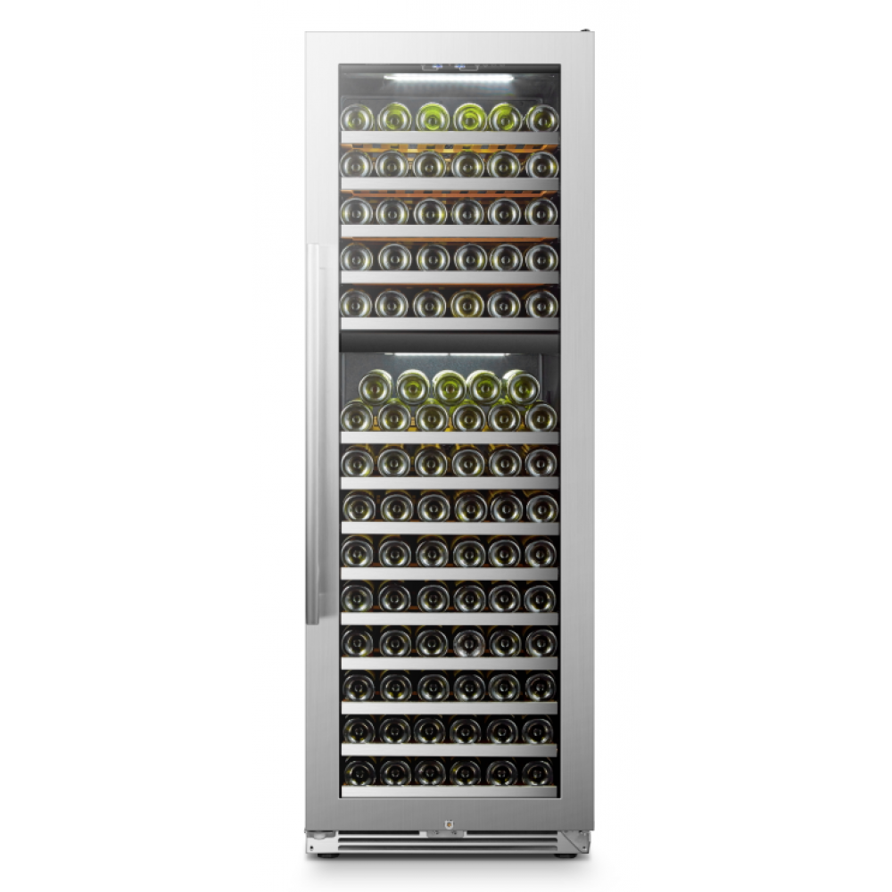 LanboPro LP168D | 24" Wide Dual Zone 153 Bottle Wine Fridge