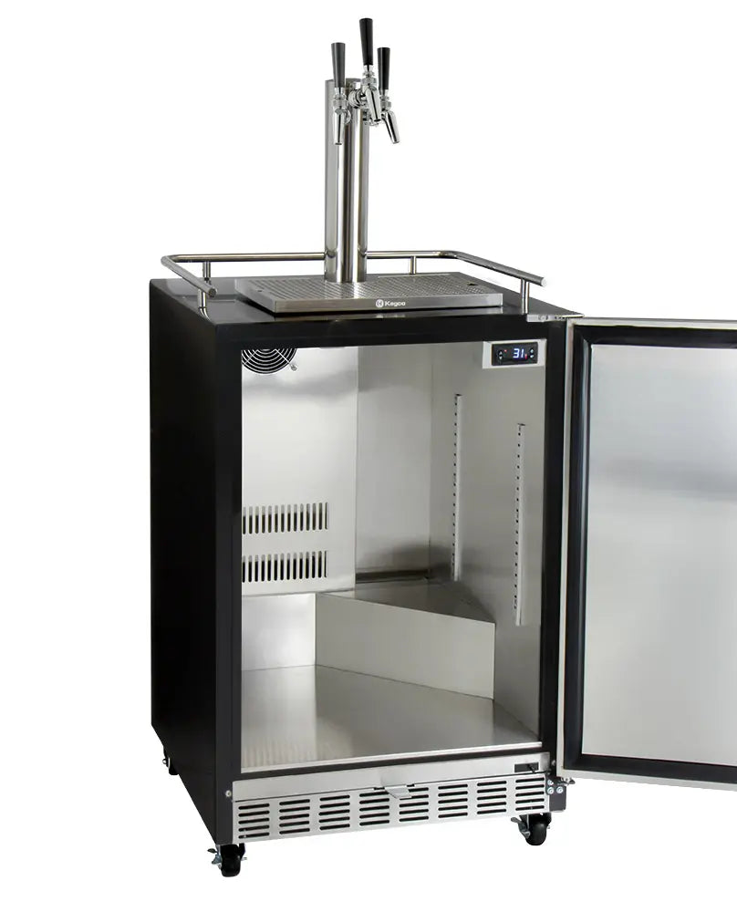 Kegco | 24" Wide Triple Tap Digital Commercial Kegerator with Kit