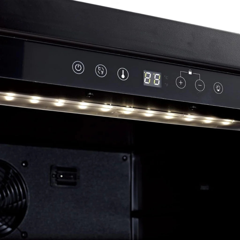 KingsBottle | 47" Wide Low E-Glass Triple Zone 630 Can/159 Bottle Beverage & Wine Fridge