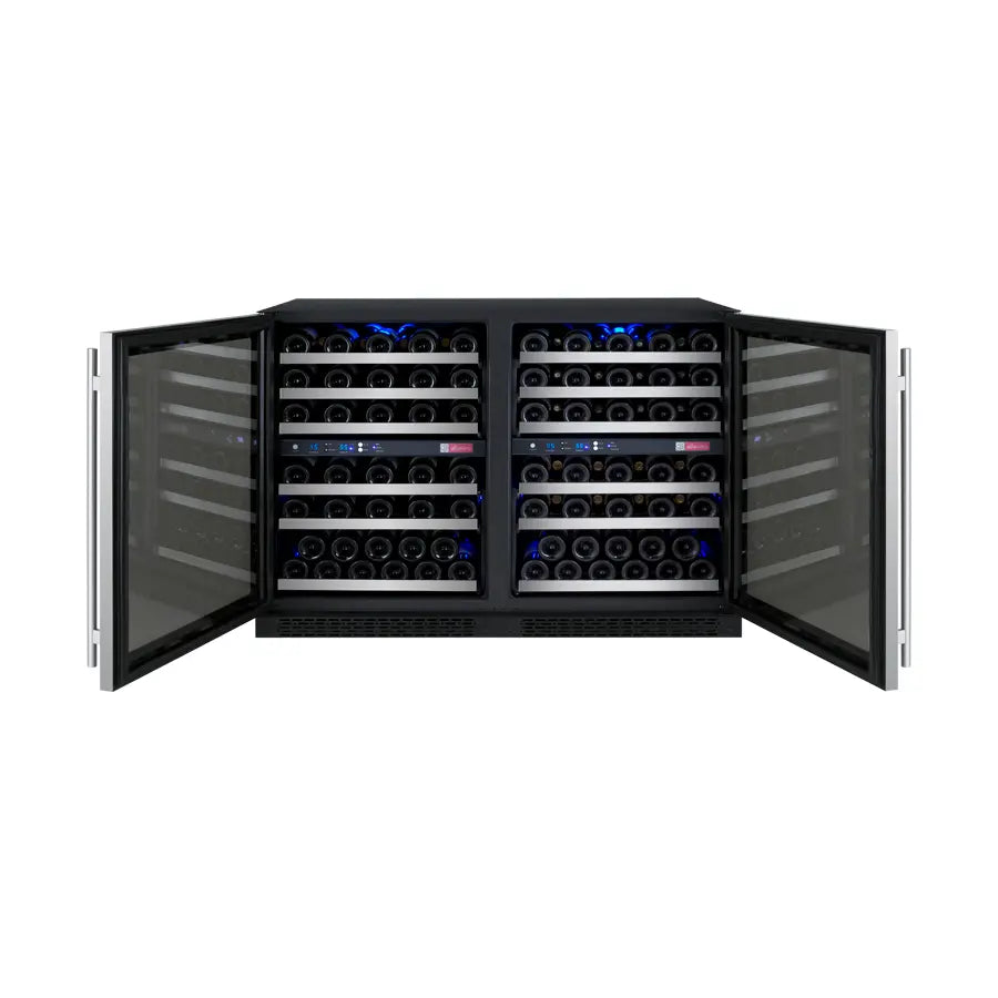 Allavino | 47" Wide Four Zone FlexCount II Tru-Vino 112 Bottle Wine Fridge