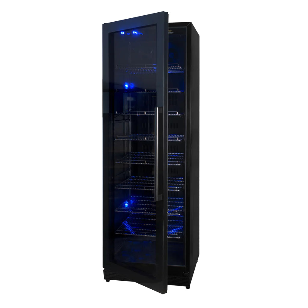 KingsBottle | 24" Wide Low E-Glass 630 Can Beverage Fridge