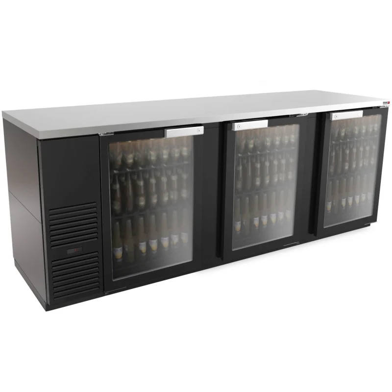 Commercial Glass Door Back Bar