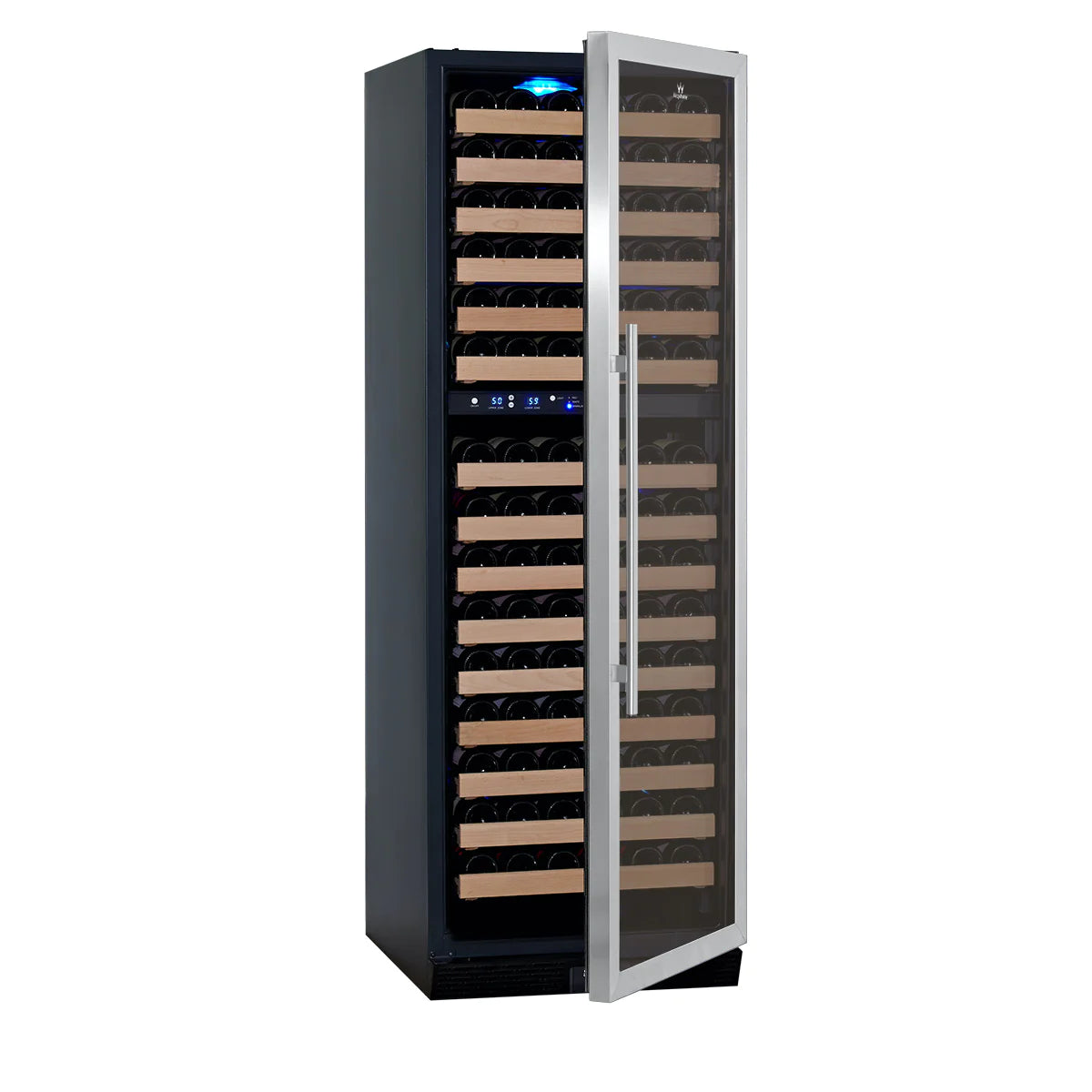 KingsBottle Dual-Zone Wine Fridge