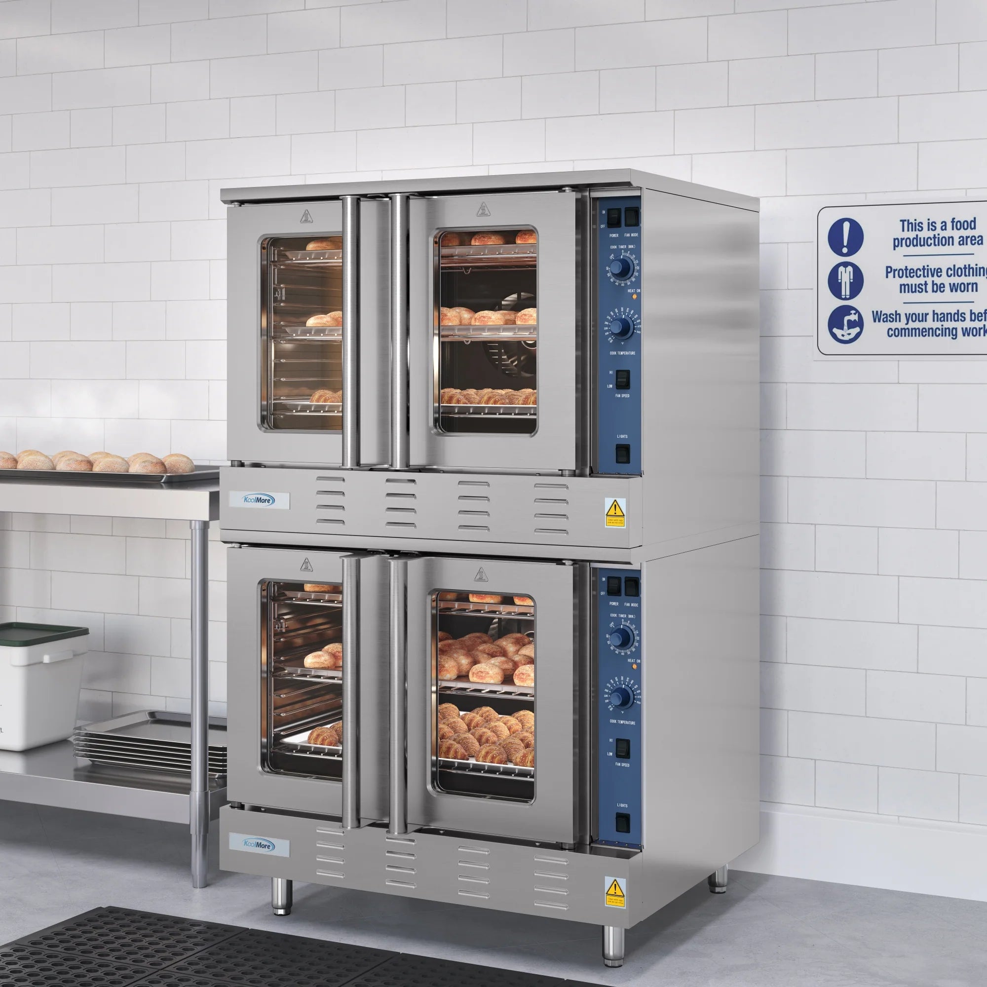 Koolmore 38" Wide Full Size Liquid Propane Double Convection Oven
