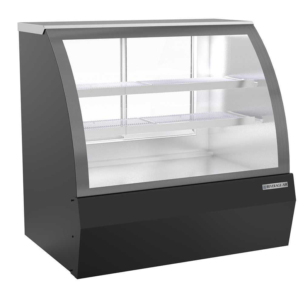 Beverage Air CDR4HC-1-B | 49" Wide Black Refrigerated Deli Display Case