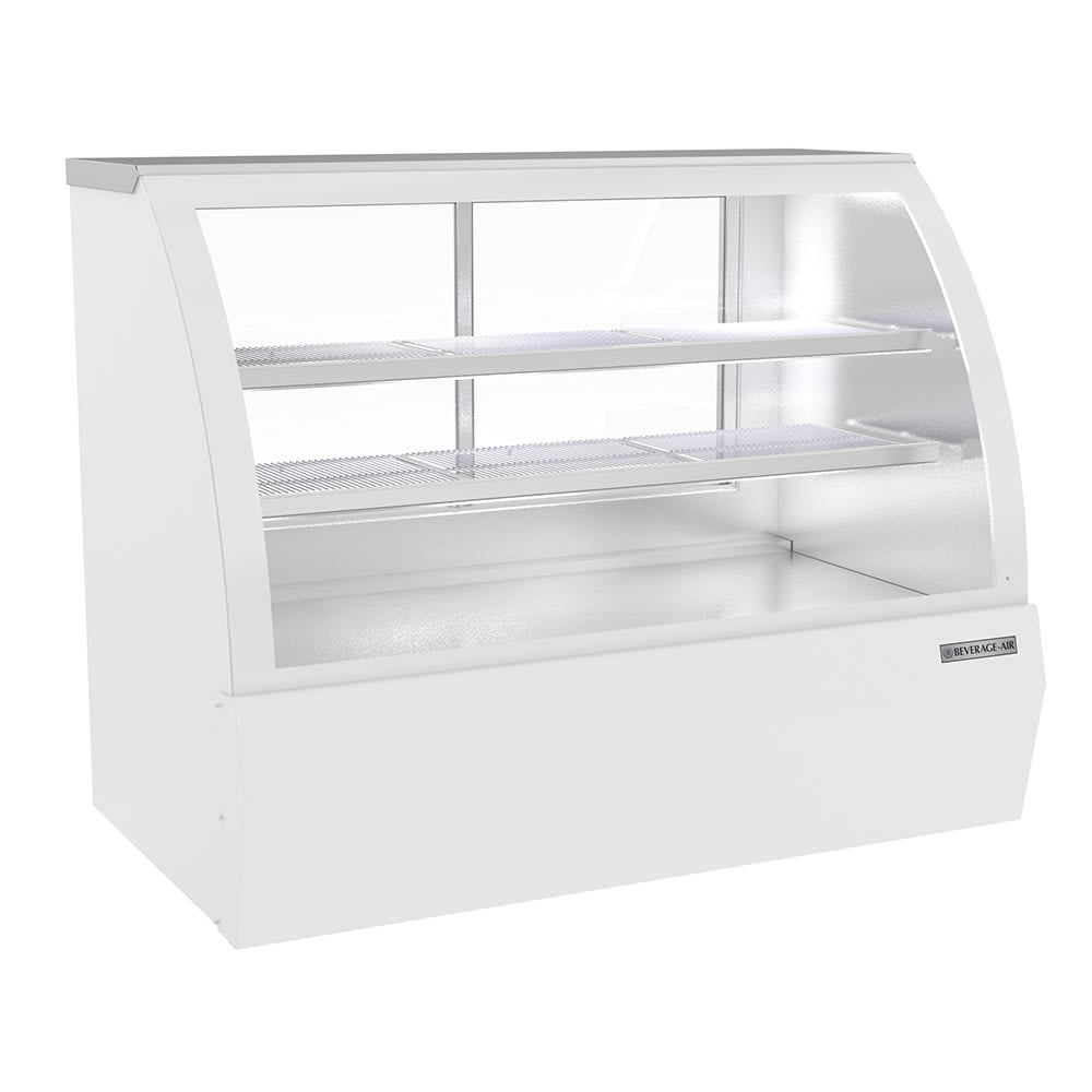 Beverage Air CDR5HC-1-W | 60" Wide White Refrigerated Deli Display Case