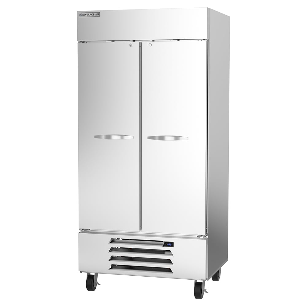 Beverage Air HBF35HC-1 | 40" Wide 2 Door Bottom Mount Reach-In Freezer Horizon Series