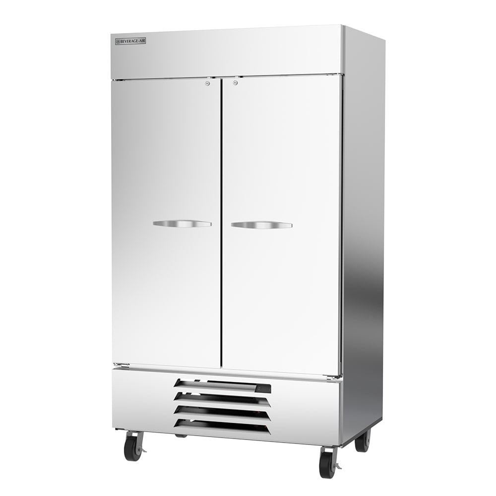 Beverage Air HBF44HC-1 | 47" Wide 2 Door Bottom Mount Reach-In Freezer Horizon Series