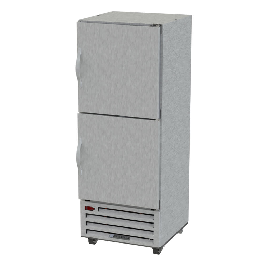 Beverage Air RID18HC-HS | 27" Wide 4 Door Bottom Mount Pass-Thru Refrigerator RI Series