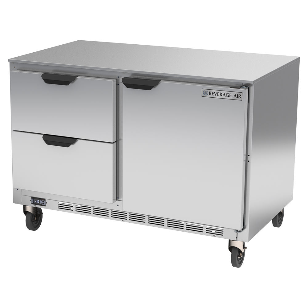 Beverage Air UCFD48AHC-2 | 67" Wide 2 Drawer Undercounter Freezer