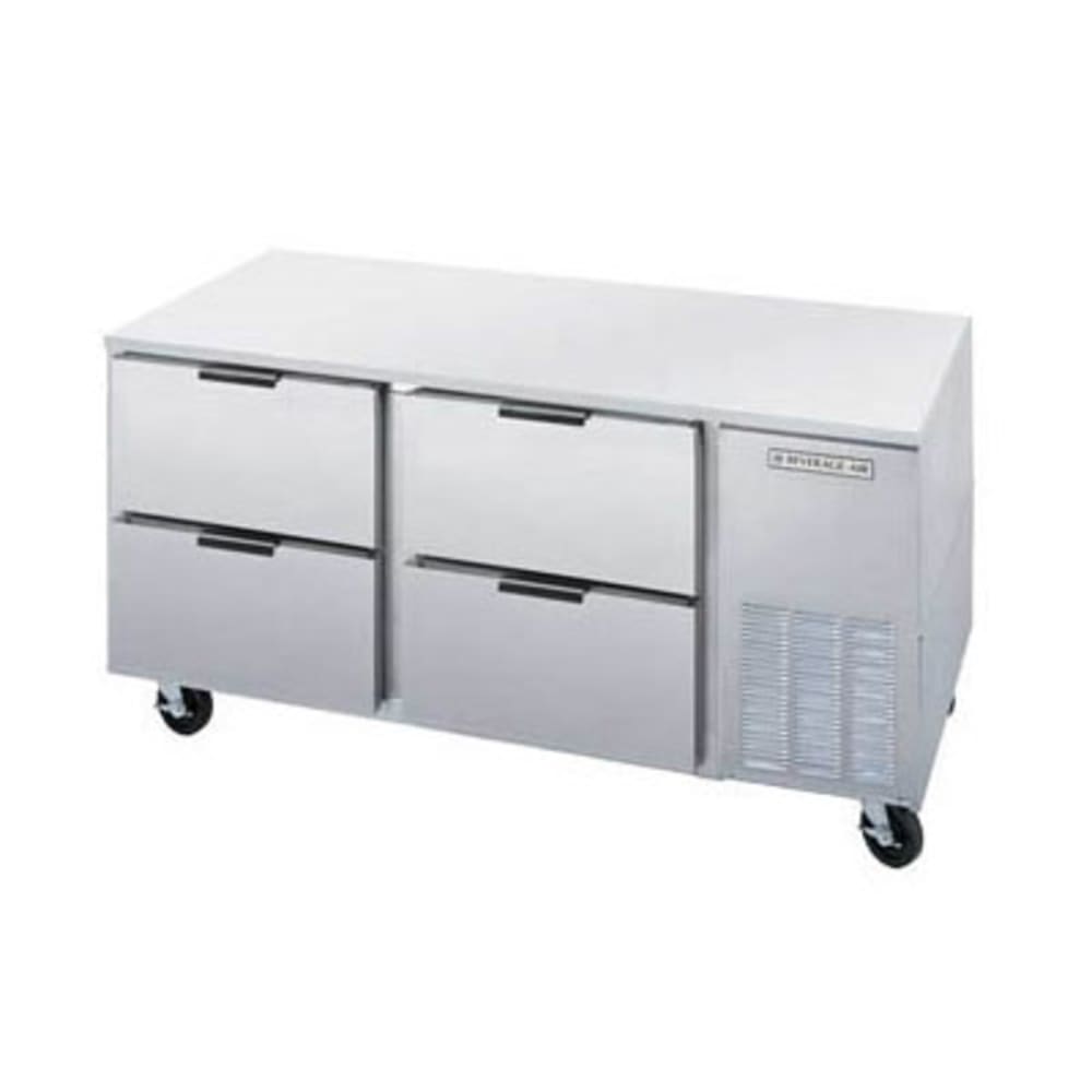 Beverage Air UCRD67AHC-4 | 67" Wide 4 Drawer Undercounter Refrigerator