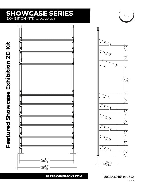 Ultra - Featured Exhibition Kit | Black | 60-80 Bottles
