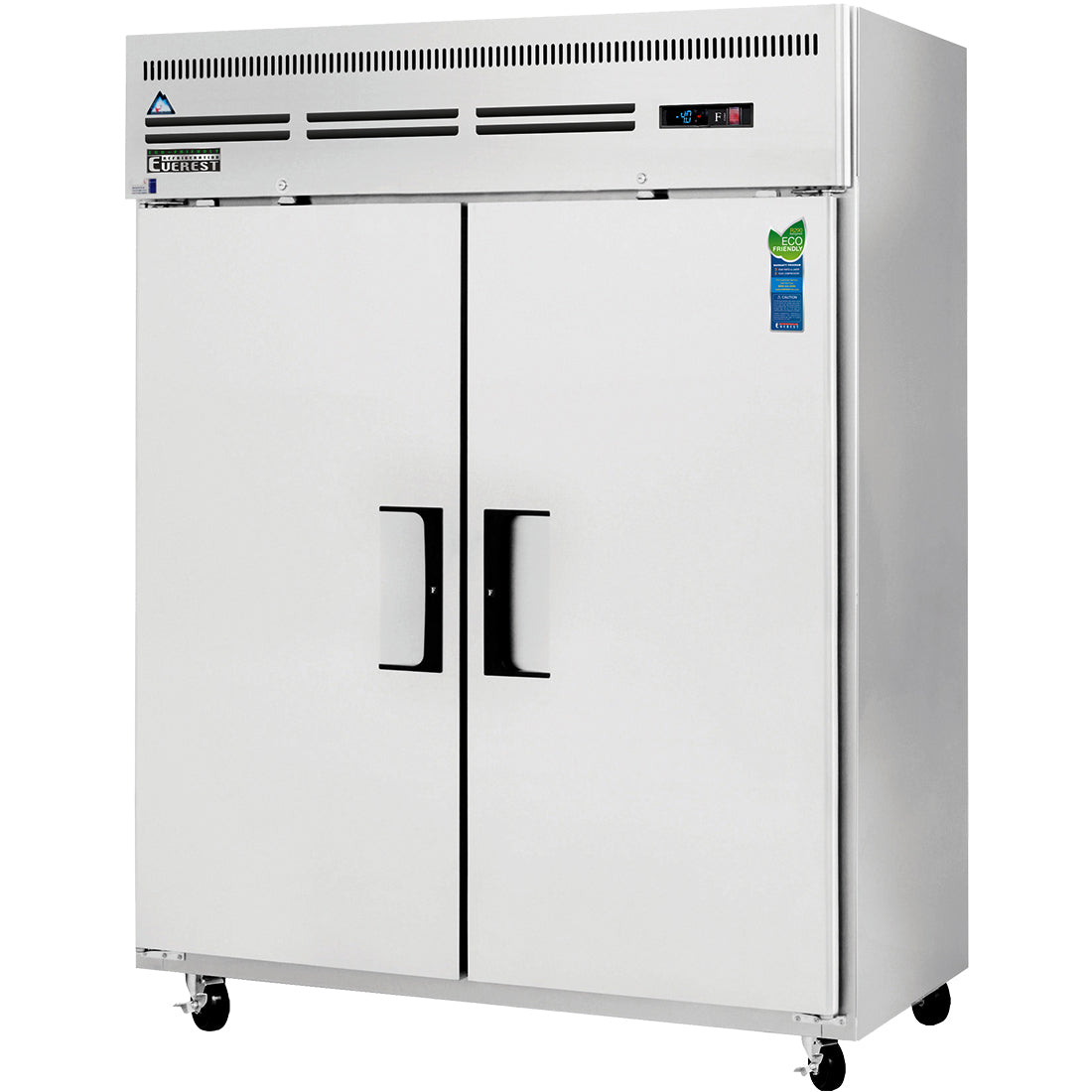 Everest ESWF2 | 59" Wide 2 Door Top Mount Reach-In Freezer